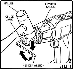 Keyless Chuck Stuck