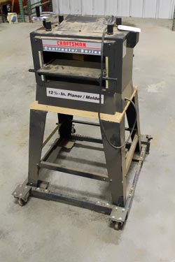 planer craftsman molder inch contractor series benchtop jet thickness knives jointer molding dust