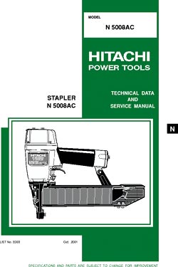 Hitachi N5008AC Parts