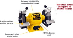 DeWalt DW758 2 Pack of OEM Replacement Bench. DEWALT DW758 8-Inch Bench ...